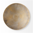 Maklaine Modern / Contemporary Medium Gold Metal Webbed Feet Bowl