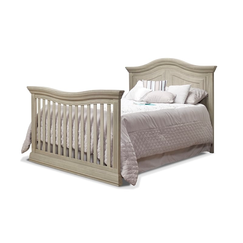 Maklaine Modern / Contemporary Full Size Rail in Heritage Fog