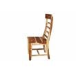 Maklaine Solid Sheesham Ladderback Dining Side Chair Natural(Set - 2)
