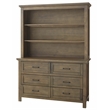 Maklaine Modern Traditional Nightstand in Harvest Brown Finish