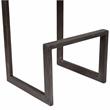Maklaine Contemporary Architectural Metal and Mango Wood 30