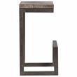 Maklaine Contemporary Architectural Metal and Mango Wood 30