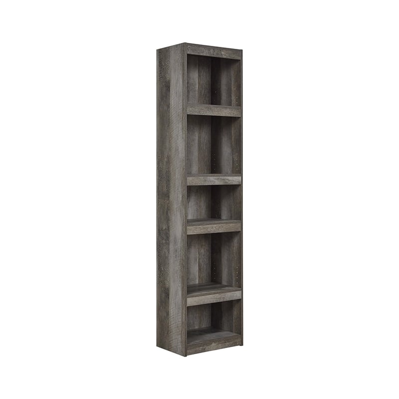 Maklaine Modern / Contemporary Engineered Wood Pier in Gray Finish