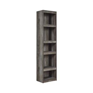 Maklaine Modern / Contemporary Engineered Wood Pier in Gray Finish