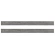 Maklaine Modern Traditional Wood Bed Rails in Brushed Pewter