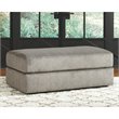 Maklaine Modern / Contemporary Oversized Accent Ottoman in Ash