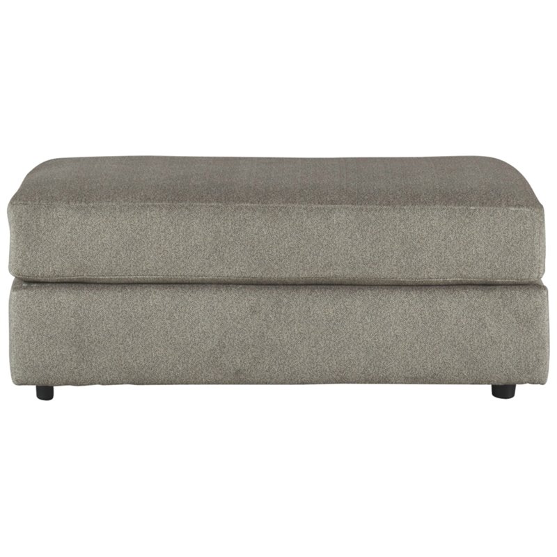 Maklaine Modern / Contemporary Oversized Accent Ottoman in Ash