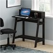 Maklaine Engineered Wood Simplistic A Frame Computer Desk in Espresso