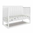 Maklaine Modern / Contemporary 4-in-1 Convertible Crib White