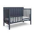 Maklaine Modern / Contemporary 4-in-1 Convertible Crib Midnight