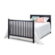 Maklaine Modern / Contemporary 4-in-1 Convertible Crib Midnight