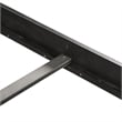Maklaine Modern Transitional Solid Wood Panel Full Bed in Black