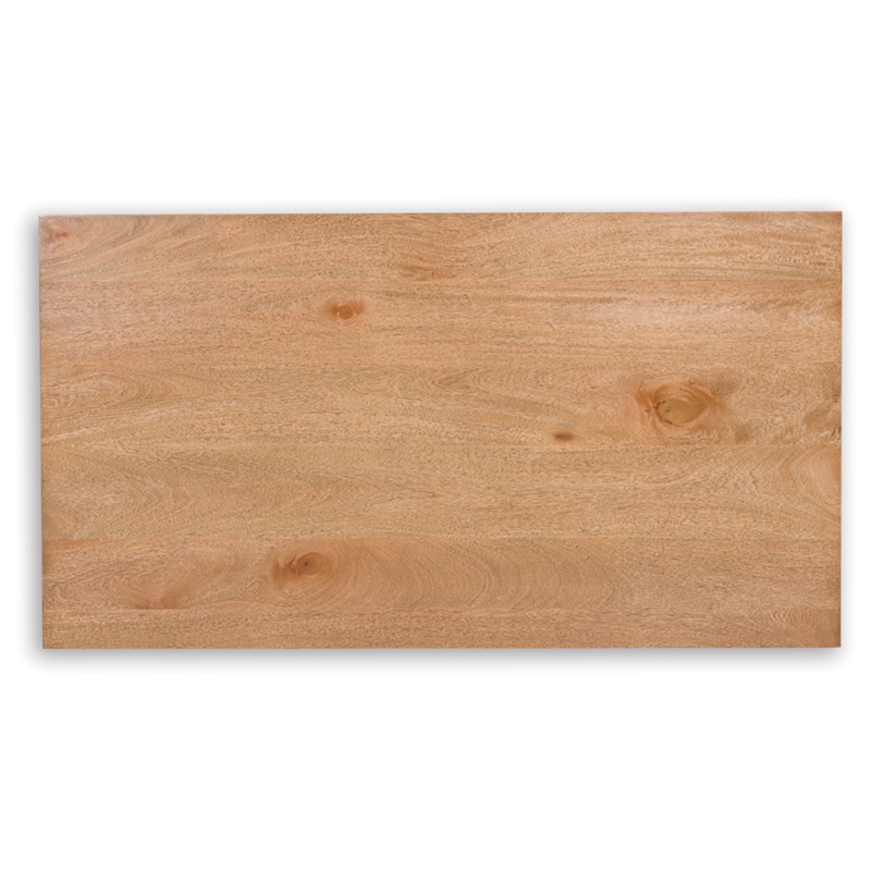 Maklaine Wood Modern Traditional Light Brown Finish Coffee Table