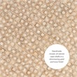 Maklaine Round Coffee/Accent Table in Gold/Ivory Capiz Shell Mosaic Finish