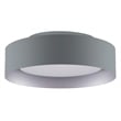 Maklaine Contemporary Metal Flush Mount Ceiling Light in White