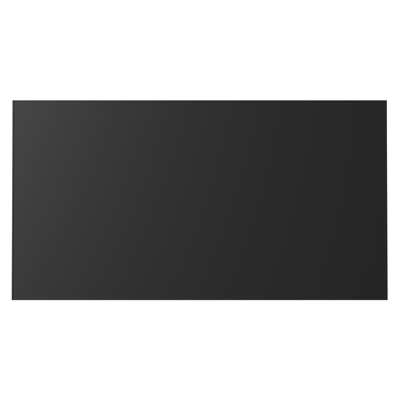 Maklaine Solid Wood 72 inch x 26 inch Transitional 5 Shelf Bookcase in Black