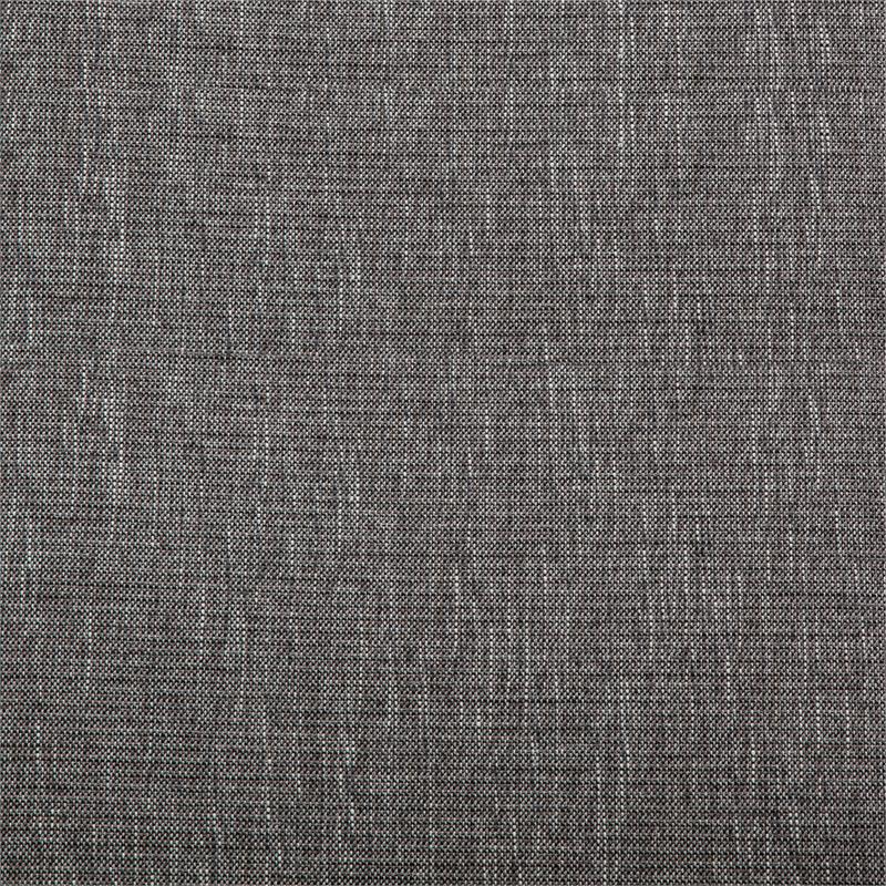 Maklaine Wood Arm Push Back Recliner in Gray Performance Fabric