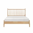 Maklaine Modern / Contemporary Wood Queen Platform Bed in Natural