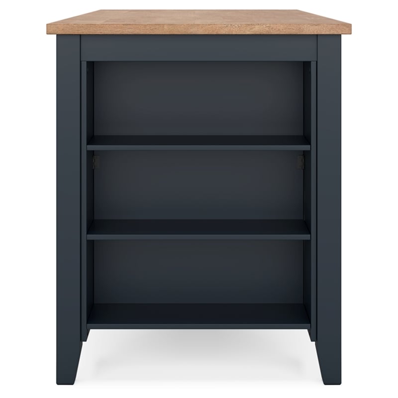 Maklaine Wood Farmhouse Light Brown Counter Height Dining Table