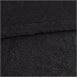 Maklaine Polyester Solid Microlight Plush Oversized Blanket in Black