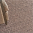 Maklaine Contemporary 10' x 14' Natural Fabric Indoor Area Rug