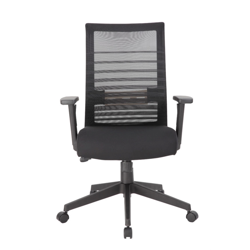 Maklaine Contemporary Linear Mesh Adjustable Computer Desk Chair