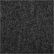 Maklaine Black Linen Textured Fabric Dining Chair (Set of 2)