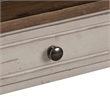 Maklaine Elegant Wood Modern Traditional White Finish End Table