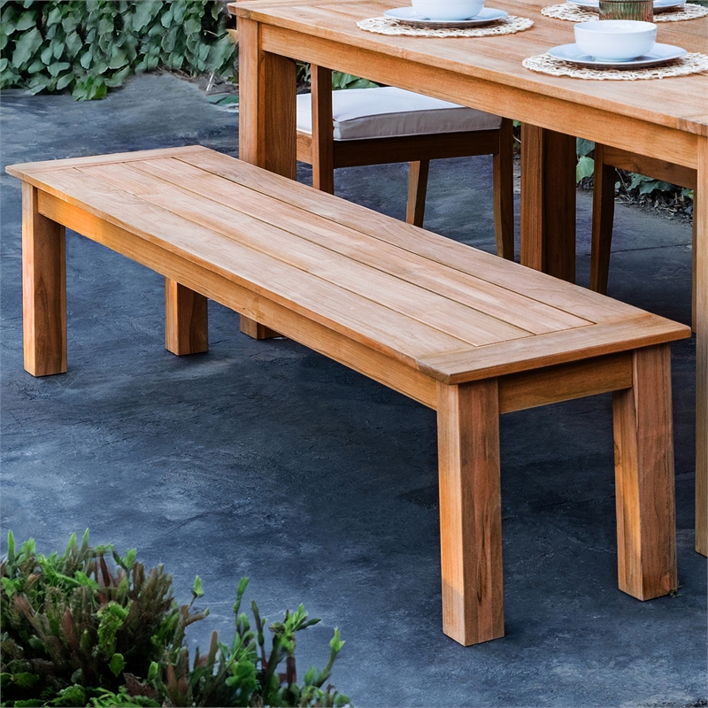 Maklaine Outdoor Dining Bench 80