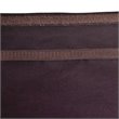 Maklaine 4 Panel Fabric and Metal Room Divider Privacy Screen in Brown