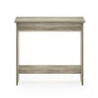 Maklaine Contemporary Engineered Wood Simplistic Study Table in Sonoma Oak