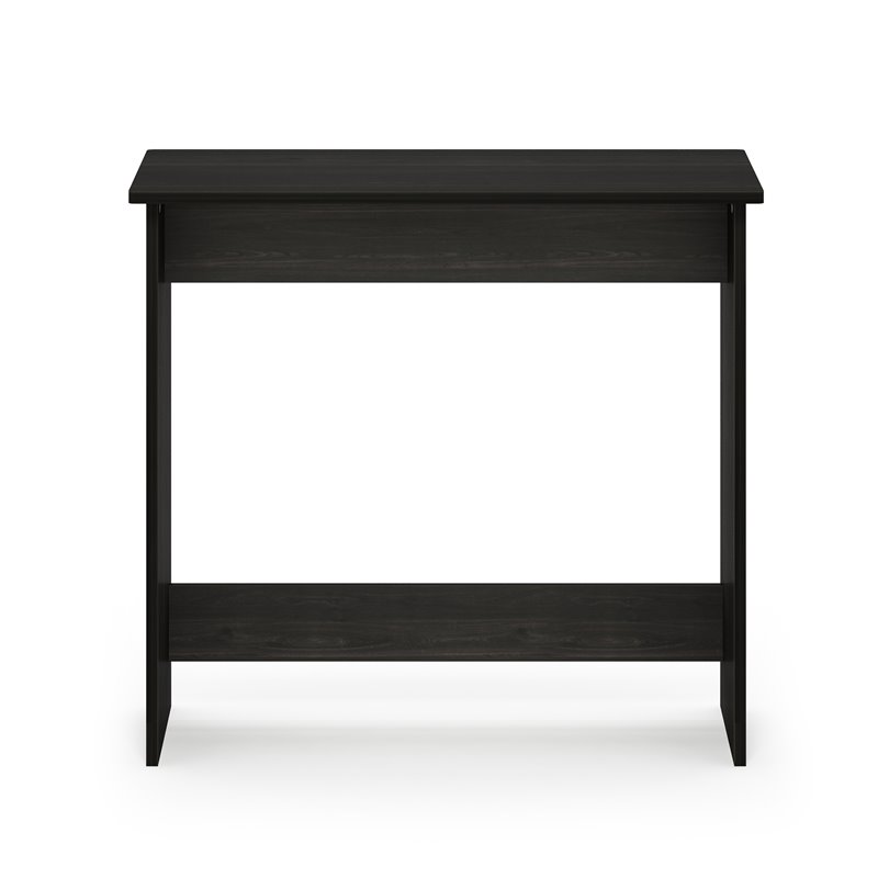 Maklaine Contemporary Engineered Wood Simplistic Study Table in Espresso