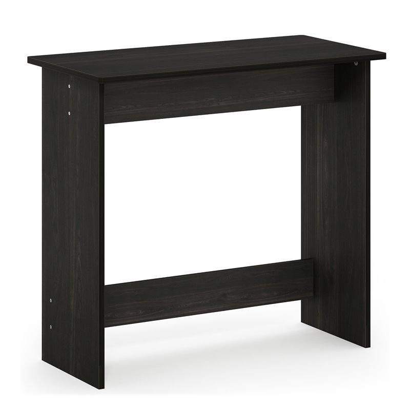Maklaine Contemporary Engineered Wood Simplistic Study Table in Espresso