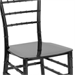 Maklaine Modern Traditional Chiavari Dining Chair in Mahogany