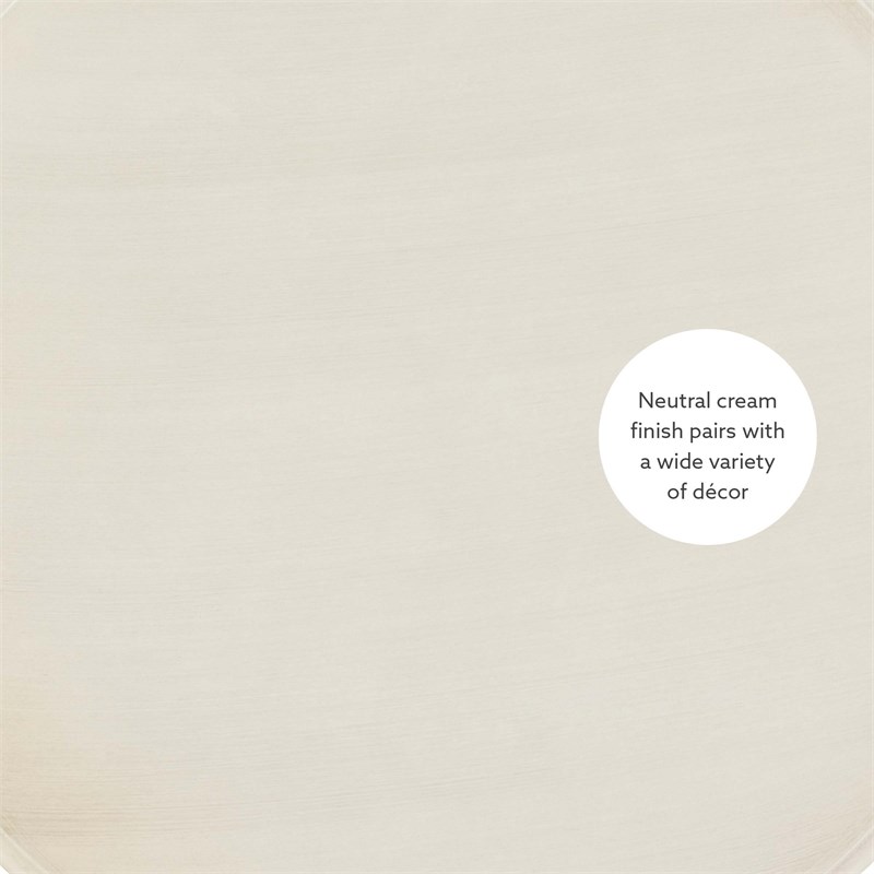 Maklaine Round Wood Accent Table Pedestal Base 26.5