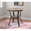 Maklaine Wood and Steel Counter Height 42