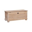 Maklaine Wood Modern Transitional Cedar Chest in Natural Finish