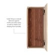 Maklaine Wood Modern Transitional Cedar Chest in Natural Finish
