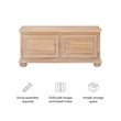 Maklaine Wood Modern Transitional Cedar Chest in Natural Finish