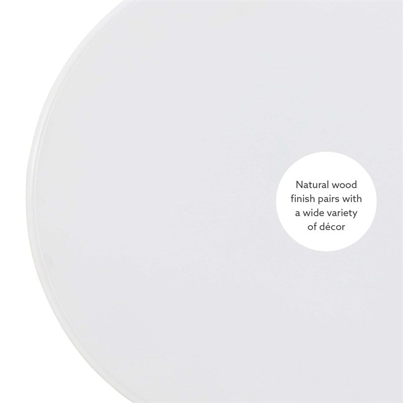 Maklaine Round Accent Table Pedestal Base 26.5