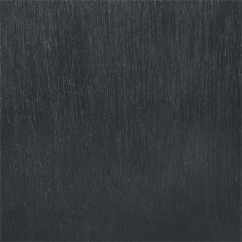 Maklaine Transitional Wood Tavern Table in Dark Charcoal Gray