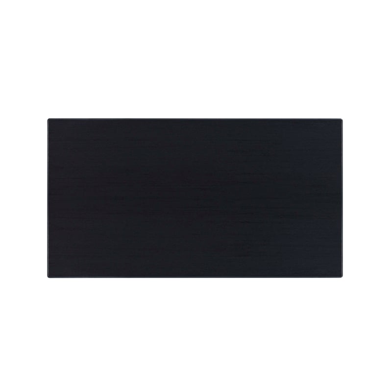 Maklaine Transitional Wood Tavern Table in Dark Charcoal Gray
