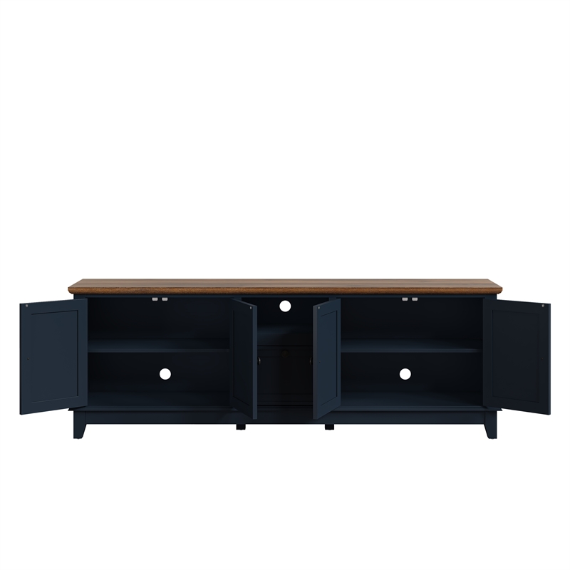 Maklaine Traditional Farmhouse TV Stand for TVs up to 75