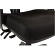Maklaine High Back Multi Function Ergonomic Chair in Black Fabric