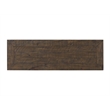 Maklaine Farmhouse Wood 2 Drawer Sofa Console Table Black and Brown