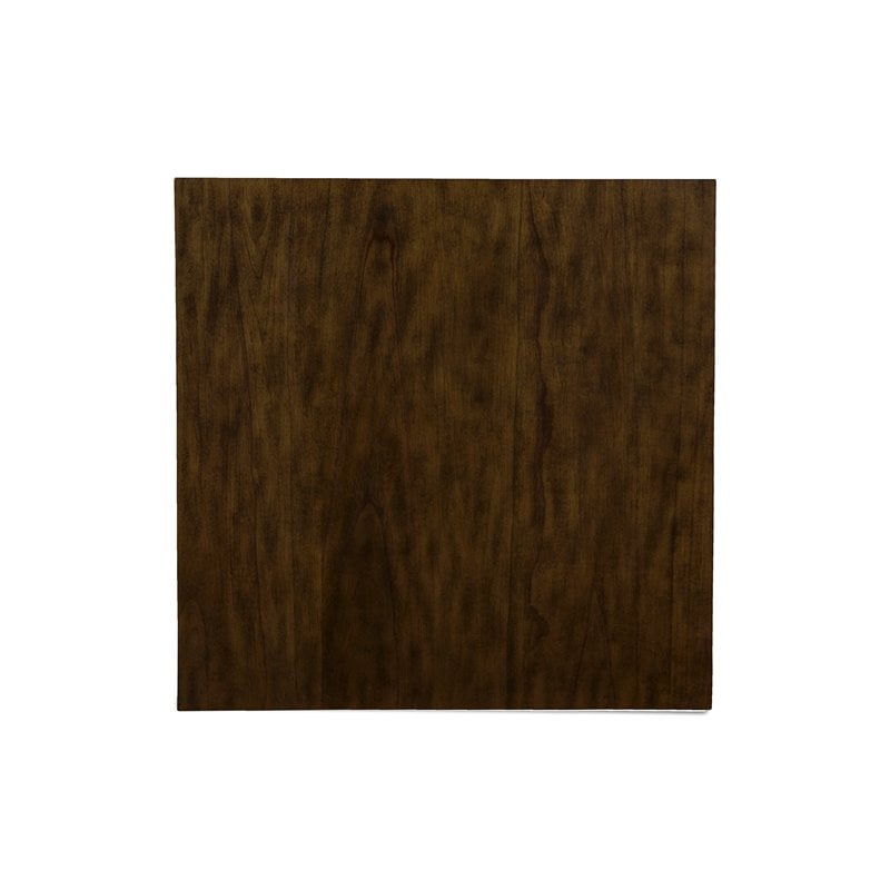 Maklaine Traditional Solid Wood Counter Table w/ 2 Chairs in Brown