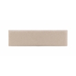 Maklaine Sturdy Wood Bench Light Beige Padded Seat in Natural Lacquer Finish