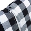 Maklaine 5 Piece Polyester Cushion/Pillow Set for Nook in Black