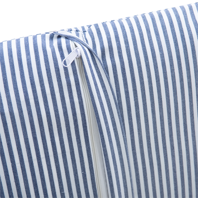 Maklaine 5 Piece Polyester Cushion/Pillow Set for Nook in Navy