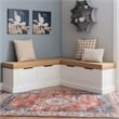 Maklaine 5 Piece Polyester Cushion/Pillow Set for Nook in Beige